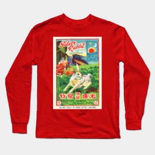 VINTAGE FIRECRACKER silver rabbit Long Sleeve T-Shirt